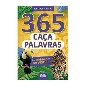 Livro 365 Caça-palavras Curiosidades do Brasil Ciranda Cultural