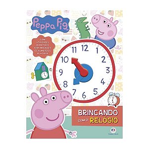 Livro Peppa Pig Brincando com o Relógio Ciranda Cultural