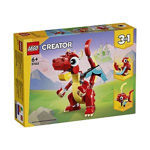 Lego Creator 3 em 1 Dragão Vermelho 149 Peças