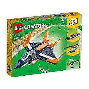 Lego Creator 3 em 1 Jato Supersônico 215 Peças