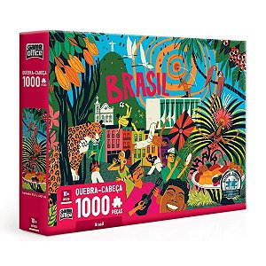 Quebra-Cabeça 1000 Peças Brasil Toyster