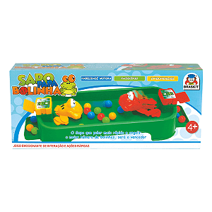 Jogo de Mesa Mini Sapo Papa Bolinha Braskit