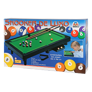 Jogo de Mesa Bilhar Sinuca de Luxo Grande Braskit