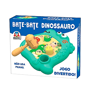 Jogo de Mesa Bate-Bate Dinossauro Braskit