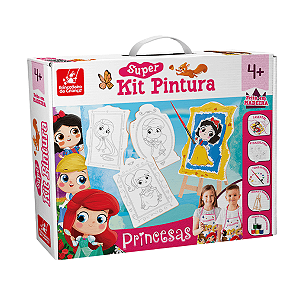 Super Kit de Pintura Unicórnio Brincadeira de Criança