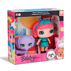 Boneca Belatrix Pet com Cachorrinho Basset Silmar