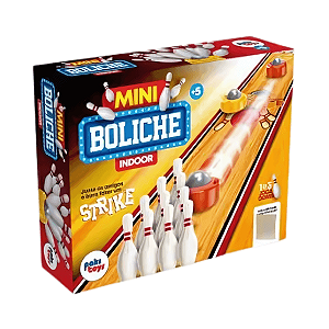 Jogo de Mesa Mini Boliche Pakitoys
