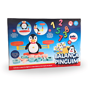 Jogo de Mesa Balança Pinguim Pakitoys