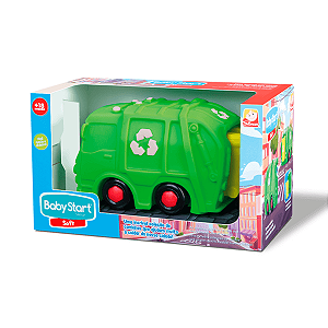 Carrinho Caminhão de Lixo Baby Soft Silmar