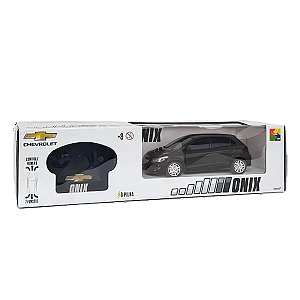 Carro de Contole Remoto Chevrolet Onix Preto CKS