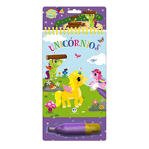 Livro Aquabook Unicornios Ciranda Cultural