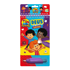 Livro Aquabook 3 Palavrinhas Deus é Nosso Amigo Ciranda Cultural