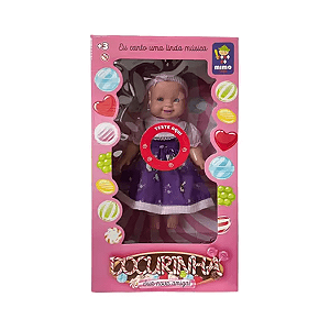 Boneca Doçurinha Musical em Vinil Mimo