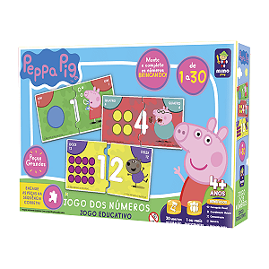Jogo dos Números Peppa Pig Mimo