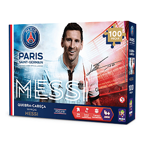 Quebra-Cabeça 100 Peças PSG Messi Mimo