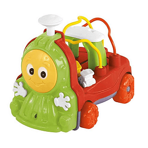 Carro Donka Trem solapa Vermelho/Verde Calesita