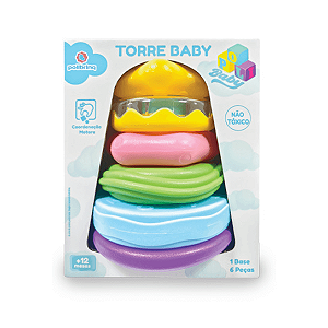 Torre Baby com texturas Polibrinq