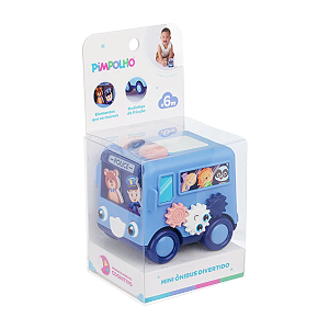 Mini Onibus Divertido Azul Pimpolho
