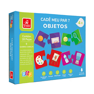 Coleção Pop Cadê Meu Par? Objetos Brincadeira de Criança