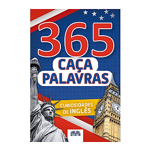 Livro 365 Caça-Palavras Curiosidades de Inglês Ciranda Cultural