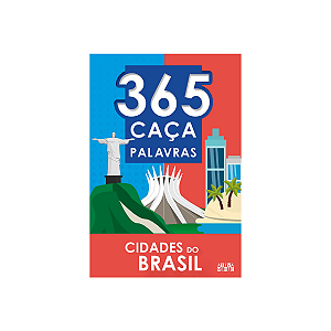 Livro 365 Caça-palavras Cidades do Brasil