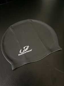 Touca de silicone natação preta