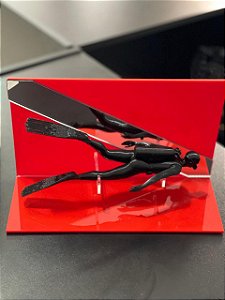 Mergulhador decorativo vermelho