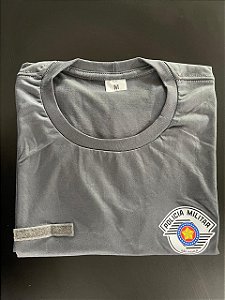 Camiseta cinza Padrão PM