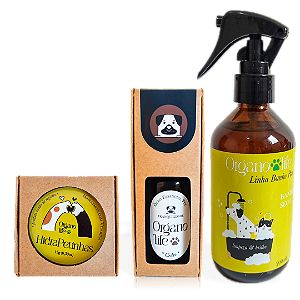 Combo Viagem - 01 Hidra PETinhas + Spray Banho seco + 01 Óleo essencial tranquilidade