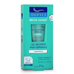 Gel Secativo Para Espinhas Nupill Derme Control 22g