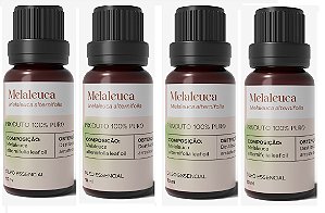 kit 4x Melaleuca (Melaleuca alternifolia) - 10 ml