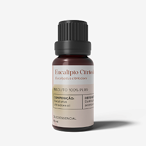 Óleo Essencial Eucalipto Citriodora 10ml 100% Puro Natural