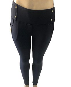 Calça legging feminina montaria zipper empina bumbum em poliamida. Material principal: Elastano