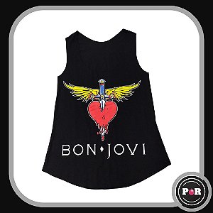 Regata feminina sem costura - Bon Jovi