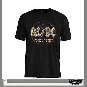 Camiseta ACDC Rock  Or Bust - TS 1057