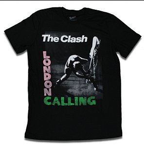 Camiseta preta rock oficial - The Clash