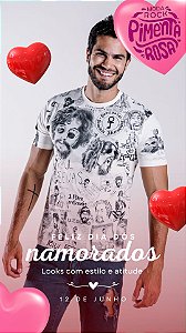 Camiseta em algodão Toca Raul Marrokus
