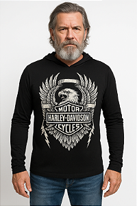 Camiseta manga longa Harley