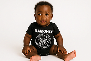 Body bebê Rock Ramones