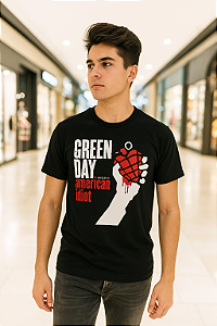 Camiseta Green Day American Idiot