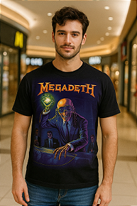 Camiseta Premium Megadeth Rust in Peace