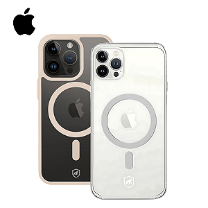 Capa MagSafe - APPLE - Transparente / Rosa - Gshield