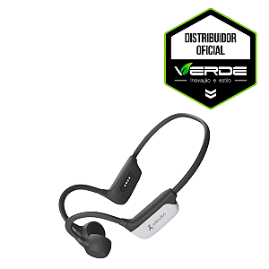 Fone de Ouvido Esportivo Bluetooth com Condução Óssea - Verde