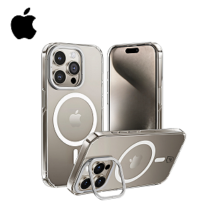 Capa MagSafe Crystal Armor Stand - NÃO AMARELA - APPLE - Gshield