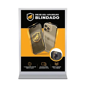 Display de Mesa / Folhetos de Divulgação - 15x21 cm - Gshield