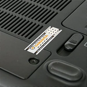 Cartela de adesivos de garantia 85un - Casca de Ovo - Gshield