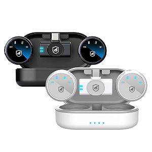 Microfone de Lapela Magnética Sem Fio com Redução de Ruído - Armor - Gshield