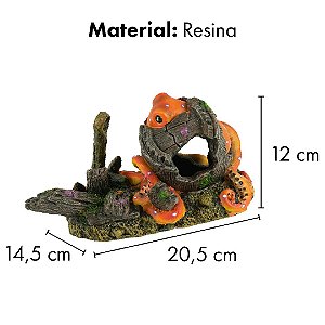 ENFEITE DE RESINA SOMA DECO POLVO NO BARRIL