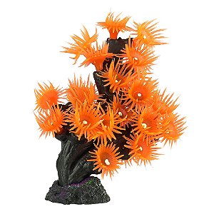 ENFEITE DE SILICONE SOMA CORAL SUN POLIPOS VERMELHOS
