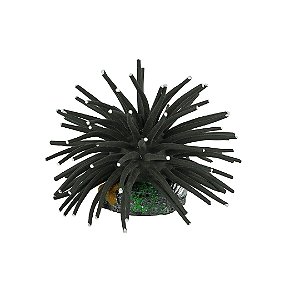 ENFEITE DE SILICONE SOMA ANEMONA SHORT PRETA 6 CM